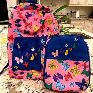 Hanna Andersson backpack and lunch box